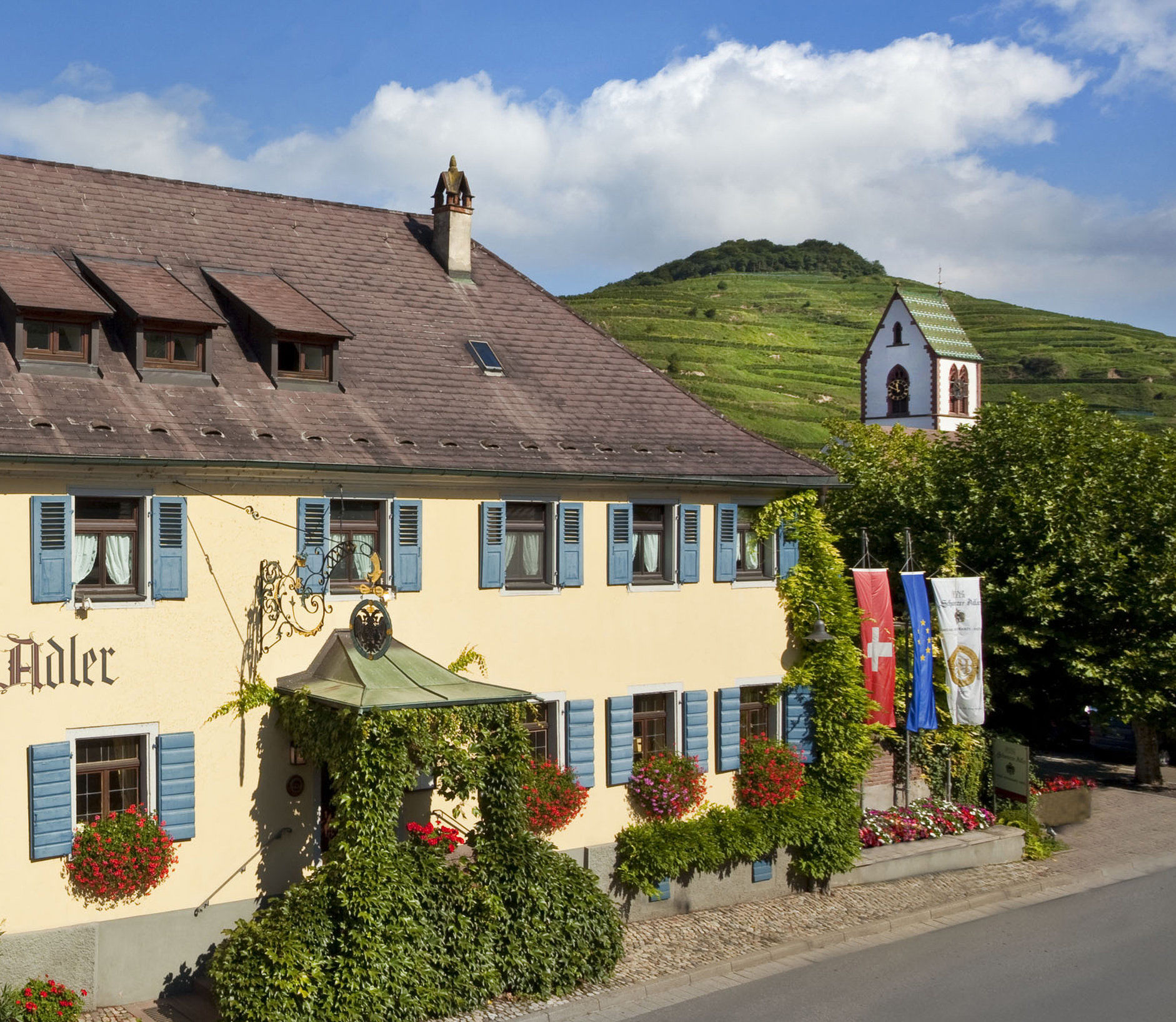 Schwarzer Adler Hotel Vogtsburg Esterno foto